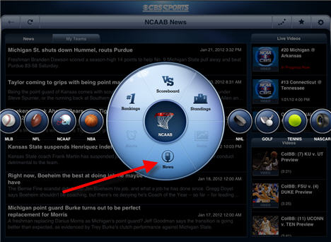 CBS Sports Basketball App