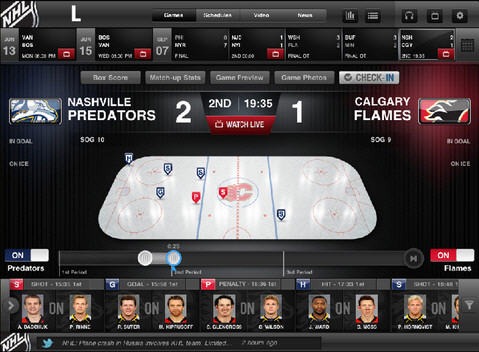 nhl gamecenter live