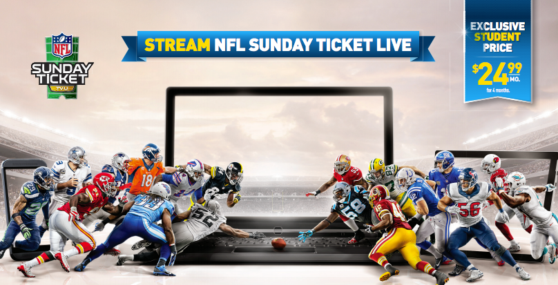 directv sunday ticket student price