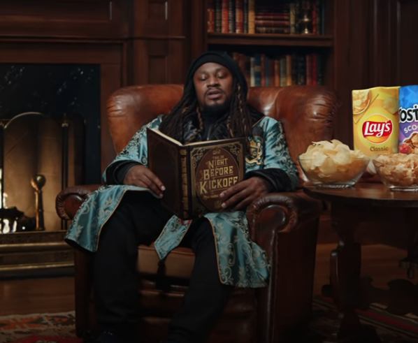 Marshawn Lynch Reading a Book